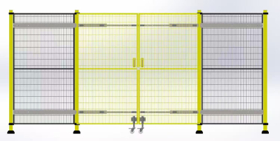 2m Double-Opening Telescopic Gate
