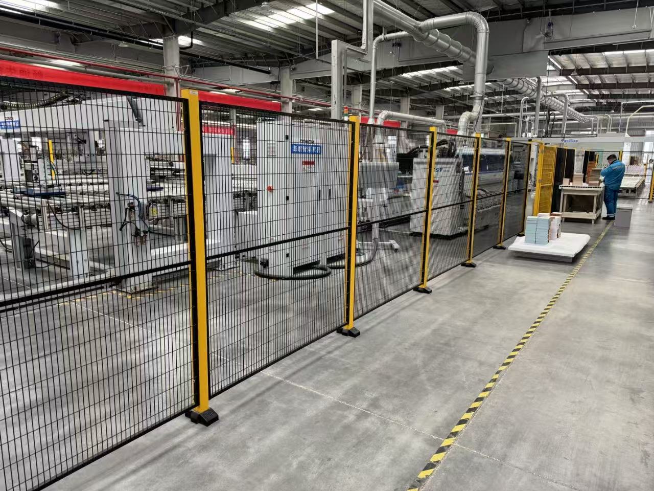 carbon steel machinery safety fencing