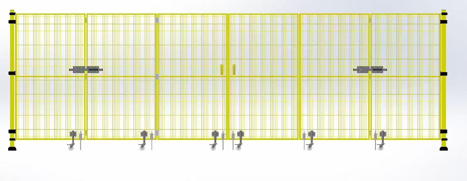 2.5m Double opening folding door