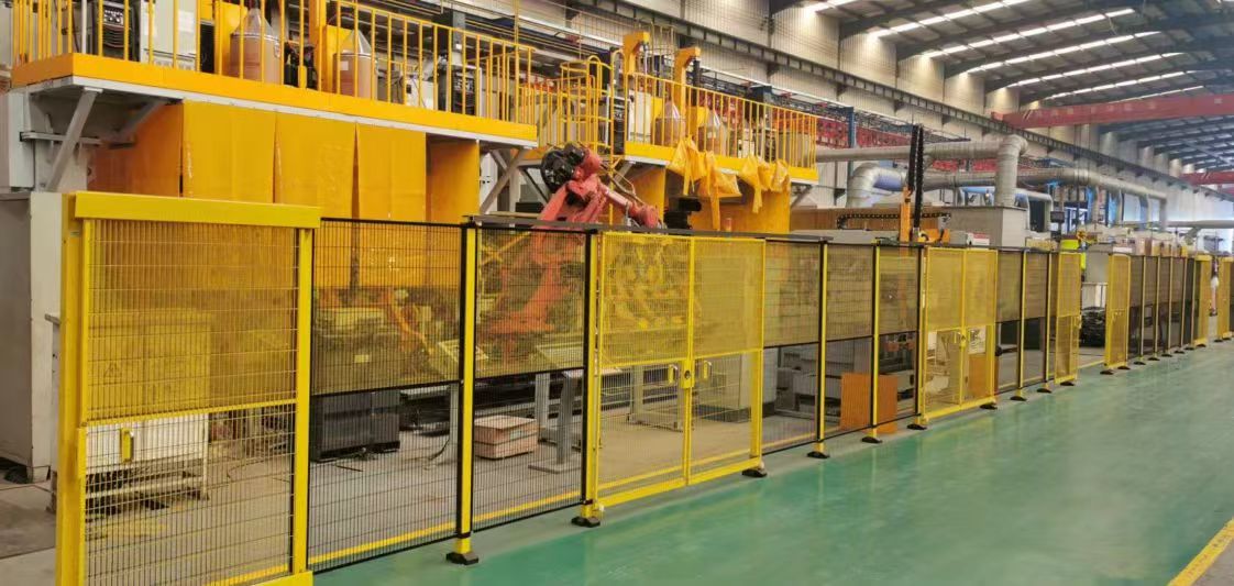 Mechanical protection fence Mechanical protection fence