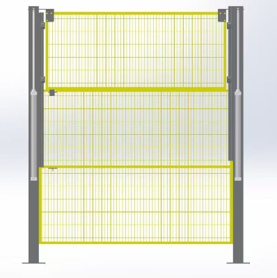 2.5m Pneumatic lifting door