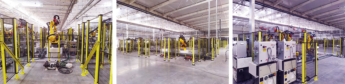 Anwendungen von Maschinenschutzzäunen an Roboterarbeitsplätzen