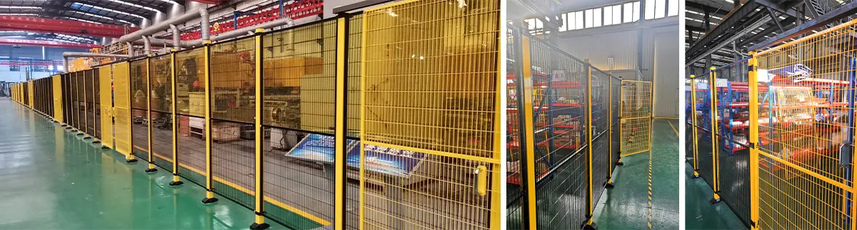 Machine Guarding Fence in Warehouse and Logistics Isolation Applications