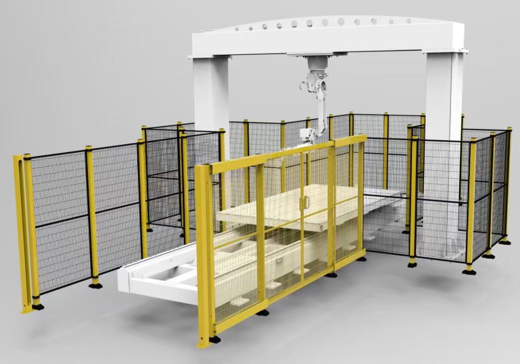 Mechanical protection fence