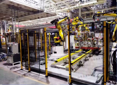 Sing open sliding door