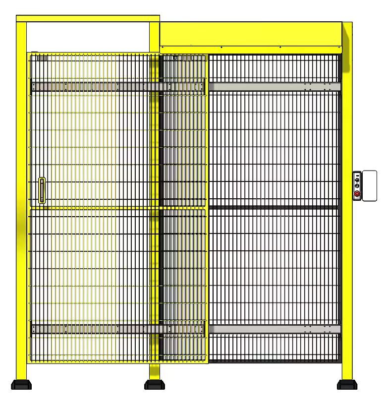 1.2m Single open electric telescopic gate