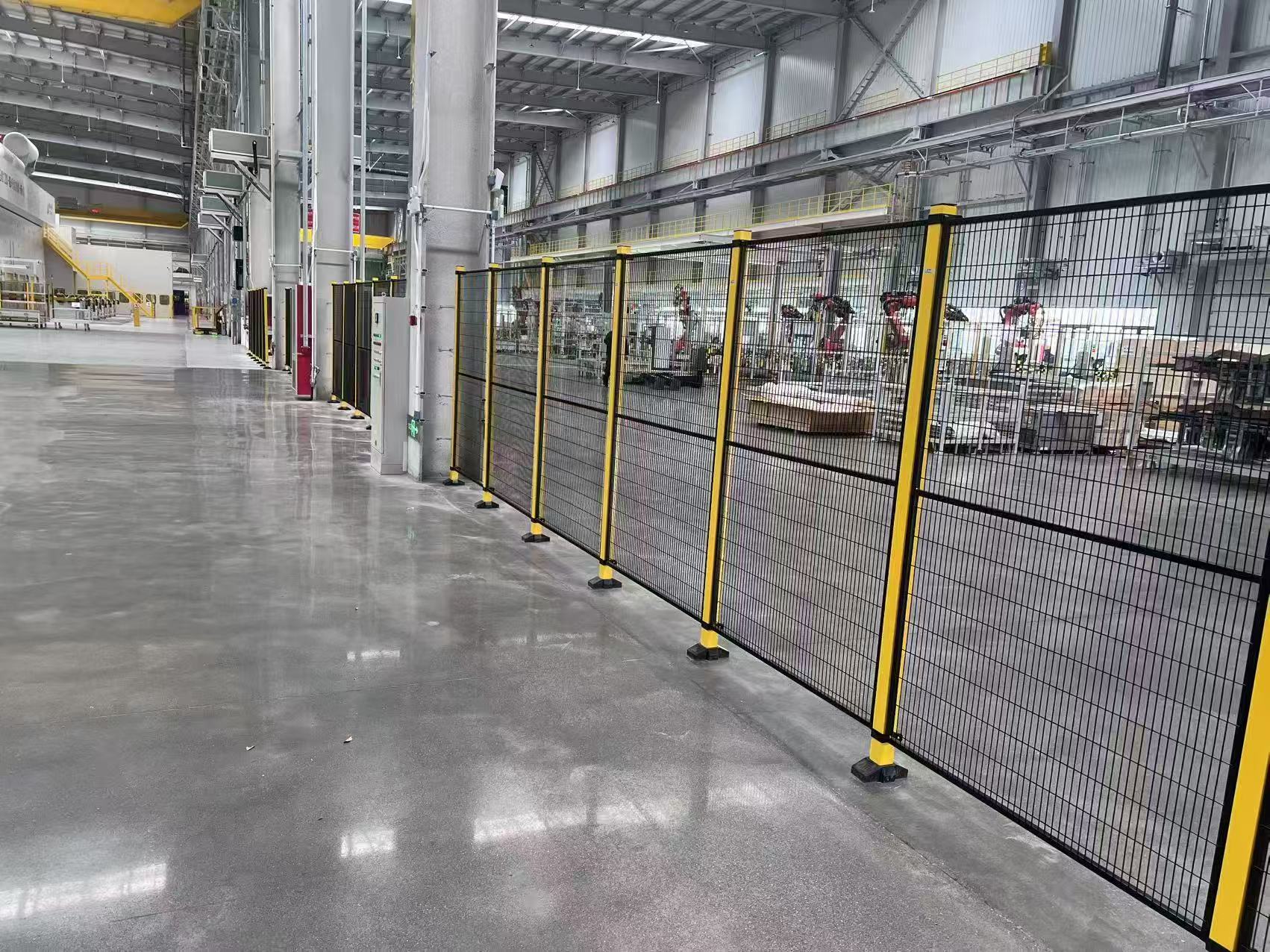 سياج عزل معدني عالي الجودة للروبوت سياج عزل معدني عالي الجودة للروبوت