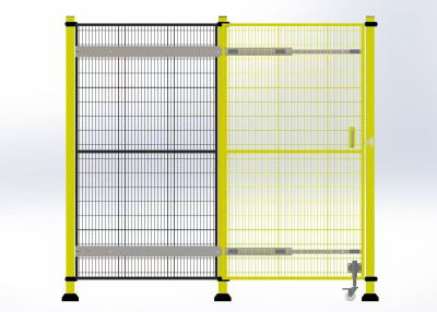 2m Single-Sided Telescopic Door