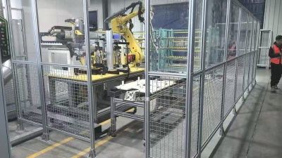 Ogrodzenia robotów z profili aluminiowych