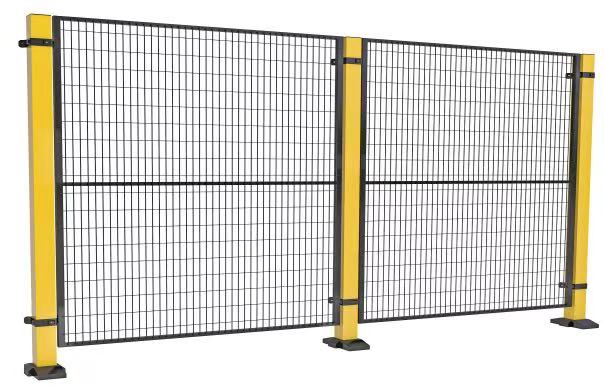 Production workshop isolation fence