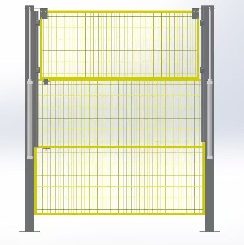 1.2m Pneumatic lifting door