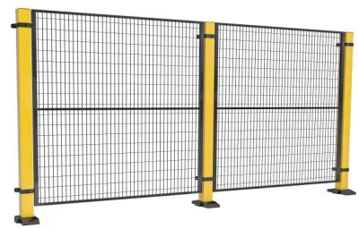 Production workshop isolation fence