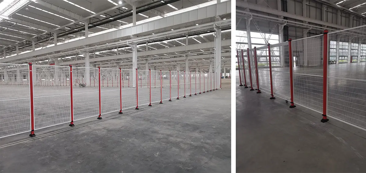 Machine Guarding Fence in Warehouse and Logistics Isolation Applications