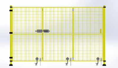 1.2m 싱글 - 개구부 접이식 도어