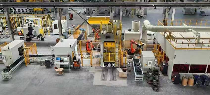 Automobile wheel hub automated production line protection case