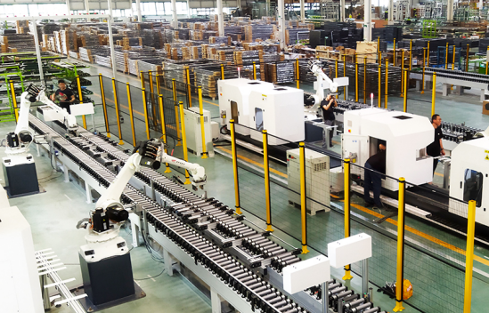 Production line fence